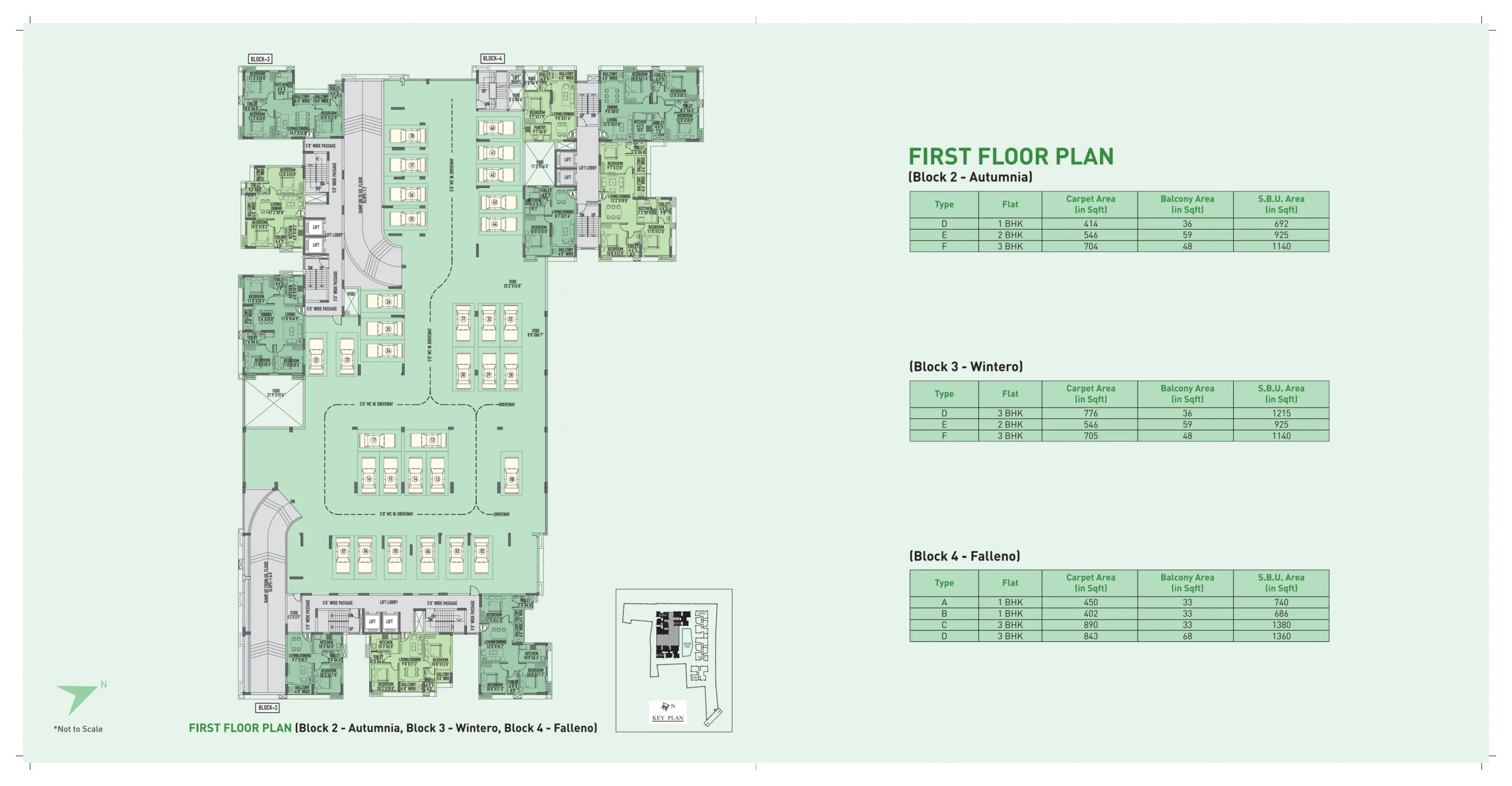 1st Floor (Block 2)