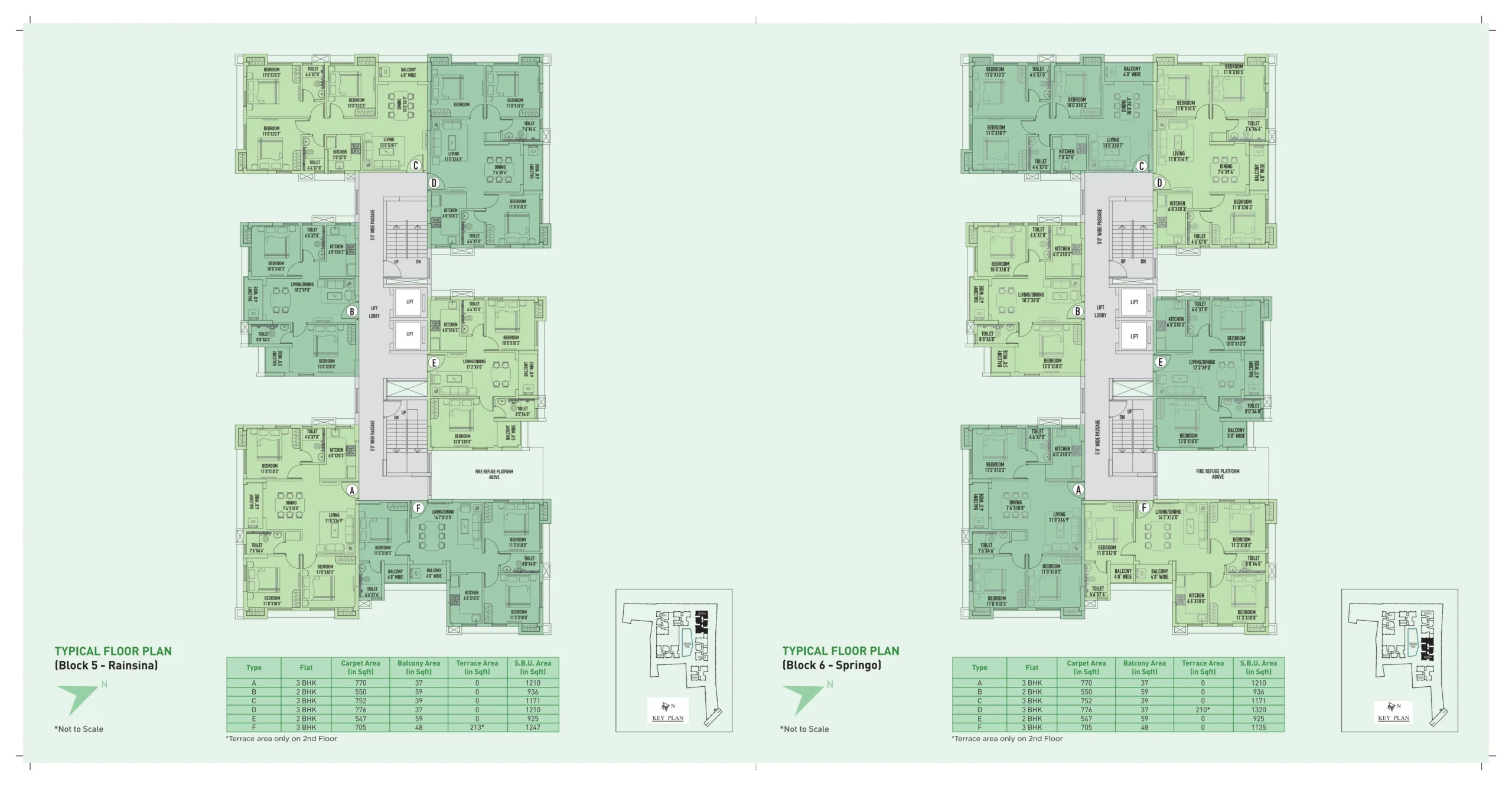Typical Floor Plan (Block 5 & 6)